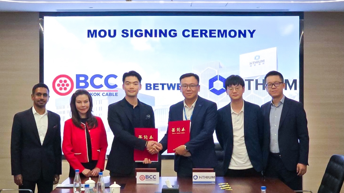 บางกอกเคเบิ้ล จับมือ HiTHIUM ท็อป 5 โลกด้านระบบกักเก็บพลังงานแบตเตอรี่  ปูพรมตะลุยงานรัฐ-เอกชน