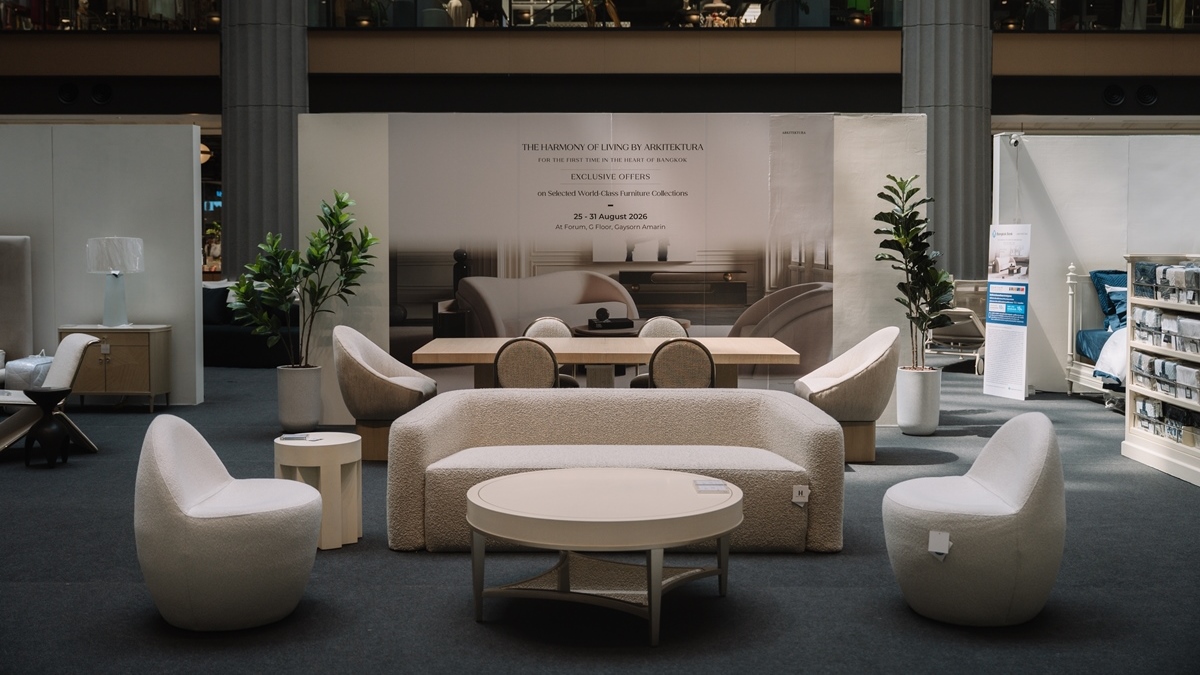 “ARKITEKTURA” ยกระดับการอยู่อาศัย  ผ่านงาน “The Harmony of Living by Arkitektura” ใจกลางกรุงเทพฯ ครั้งแรก
